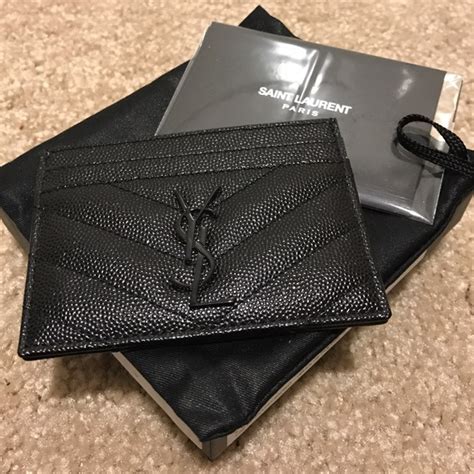 yves saint laurent card holder men|ysl card holder on sale.